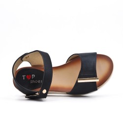 Girl sandal in faux leather