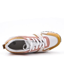 Multicolored lace-up Basket 