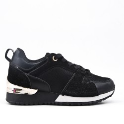 Black lace-up Basket 
