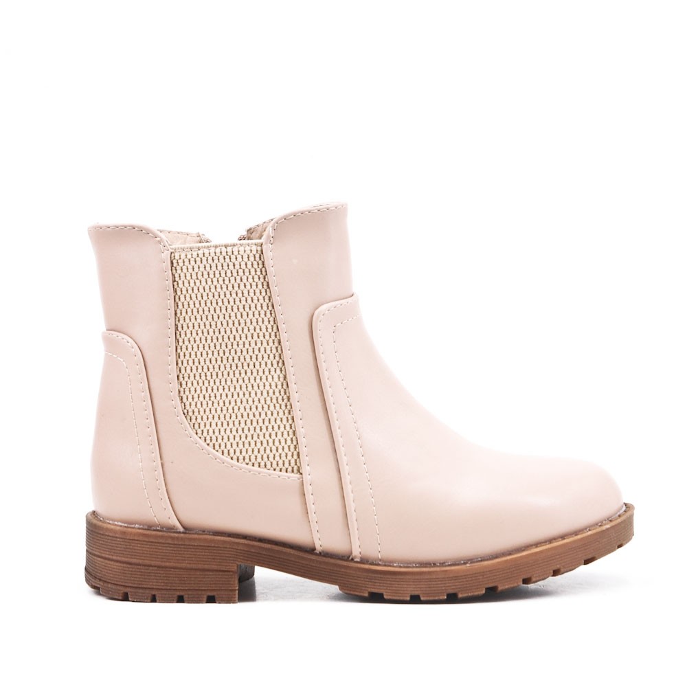 beige boots with fur