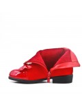 Red girl boot with bow