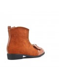 Bota chica camel con lazo