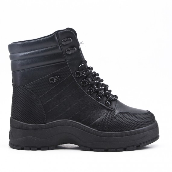 zapatillas altas negras