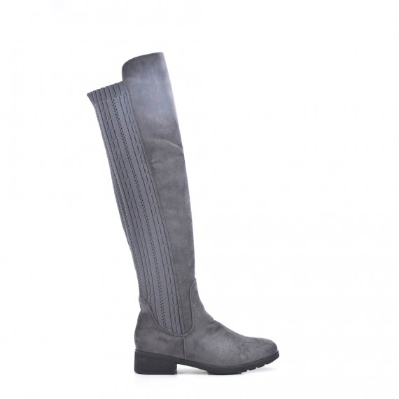 cuissarde chaussette simili cuir