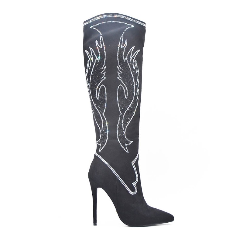 Bota de serpiente de punta abierta