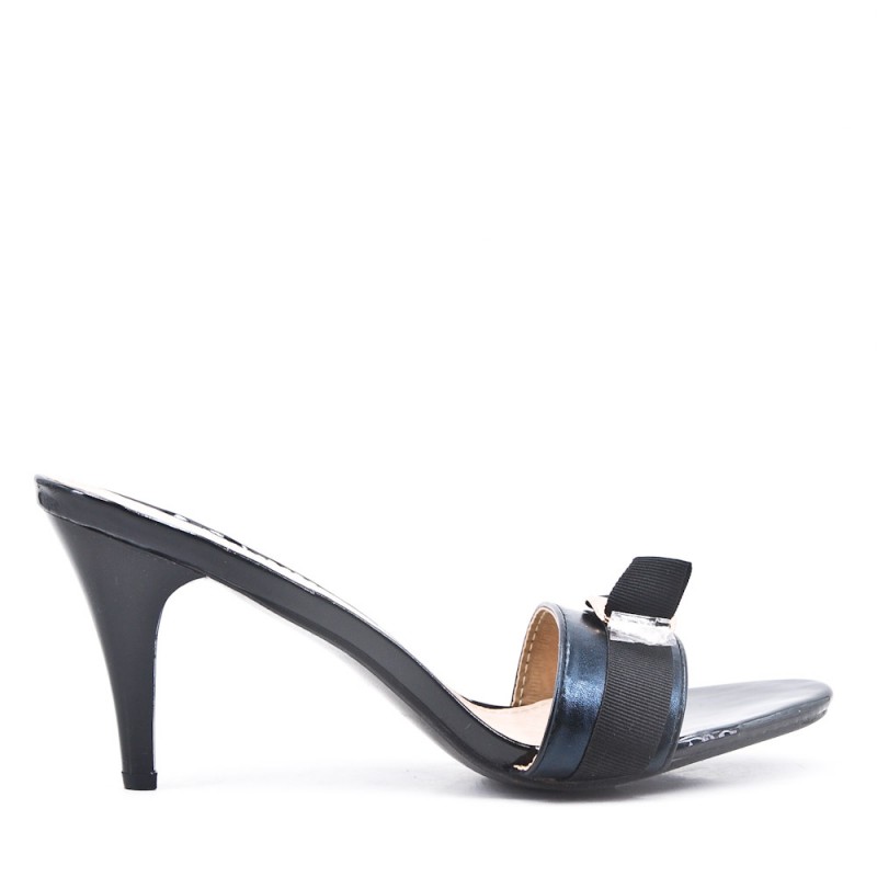 black bow tie heels