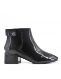 Patent leather imitation leather boot