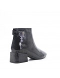 Patent leather imitation leather boot