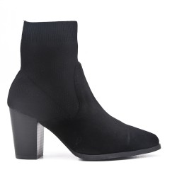 Ankle boot in faux suede