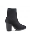 Ankle boot in faux suede