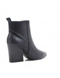 Faux leather ankle boot