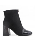 Ankle boot in faux suede