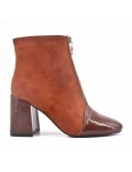 Ankle boot in faux suede