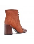 Ankle boot in faux suede