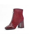 Ankle boot in faux suede