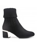 Ankle boot in faux suede