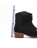 Ankle boot in faux suede