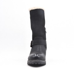 Boot in faux suede