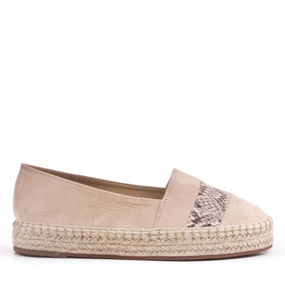 faux leather espadrilles