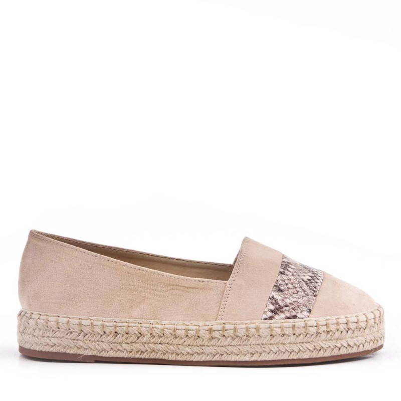 faux leather espadrilles