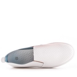 faux leather tennis shoes