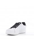 Women's faux leather lace up sneaker