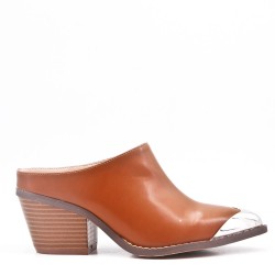 Mules à talon chaussures femme