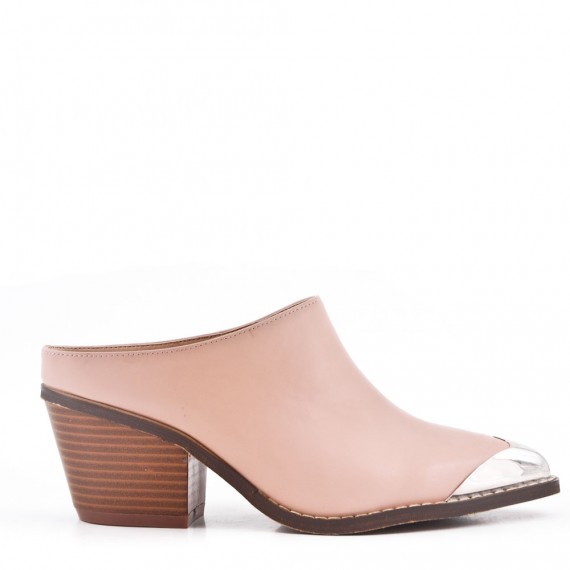 Mules à talon chaussures femme