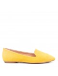 Faux suede ballet flat