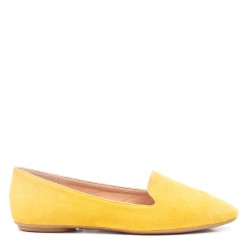 Faux suede ballet flat