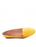 Faux suede ballet flat