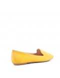 Faux suede ballet flat