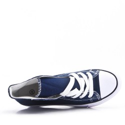 Thick canvas tennis shoes