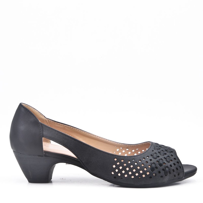 escarpin talon moyen
