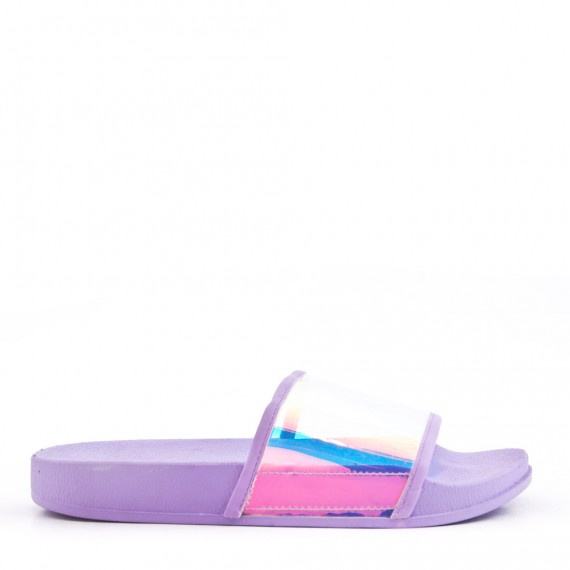 claquette plastique femme