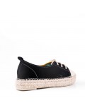 Faux Suede espadrilles in material mix for women