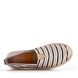 Mocassin homme en textile