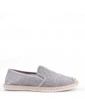 Men's textile moccasin