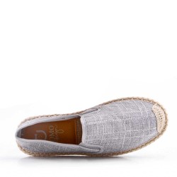 Men's textile moccasin