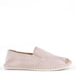 Men's textile moccasin