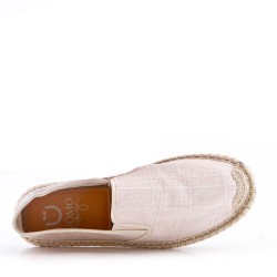 Men's textile moccasin