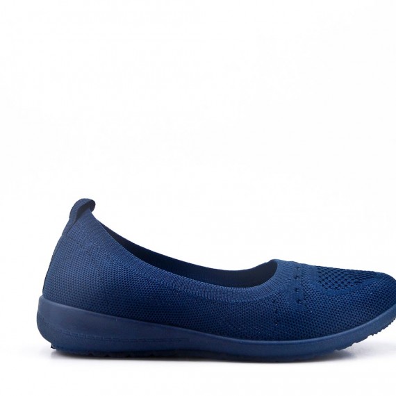GROSSISTE CHAUSSURES Basket sans lacet en textile pour femme