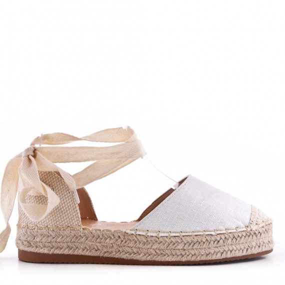 espadrille lacet