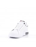 Basket à lacet en simili cuir pour femme