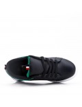 Women's faux leather lace up sneaker