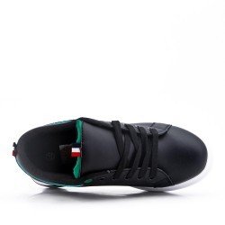 Basket à lacet en simili cuir pour femme