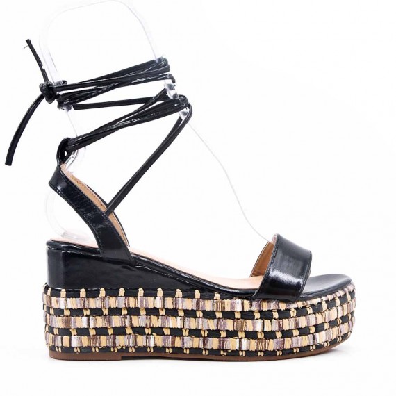 chaussures compensées vertes