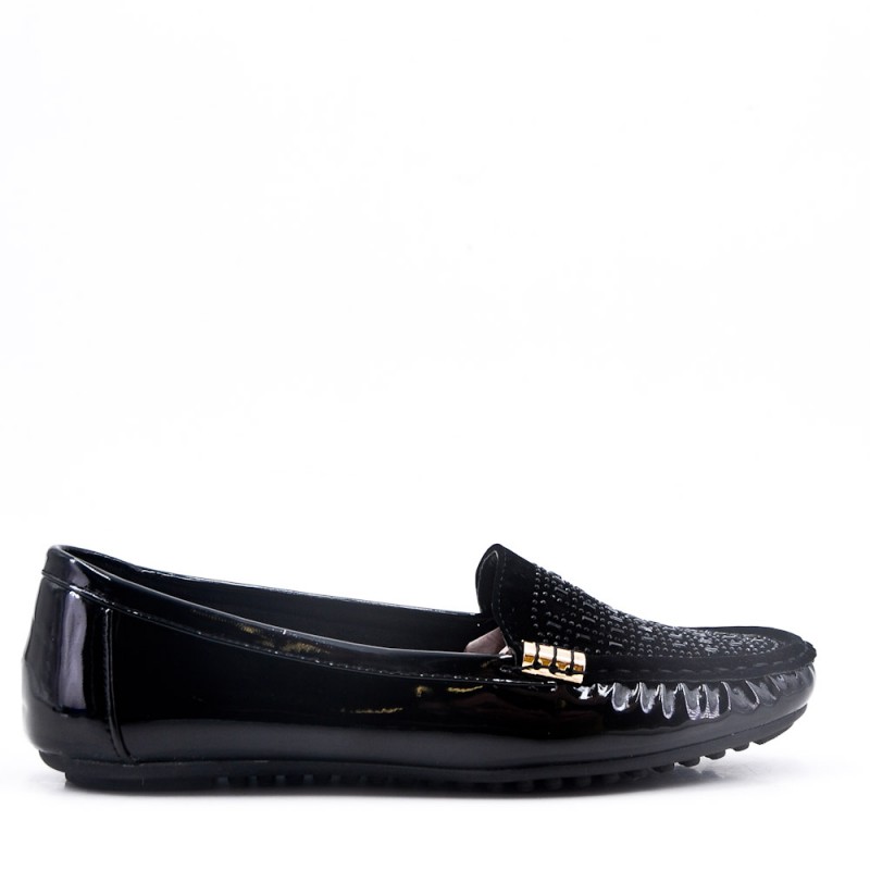 ZAPATOS AL POR MAYOR-Mocasín de charol para mujer