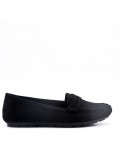 Moccasin in faux suede