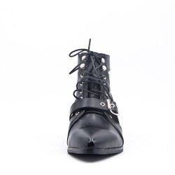 Spring Summer heeled ankle boots women shoes